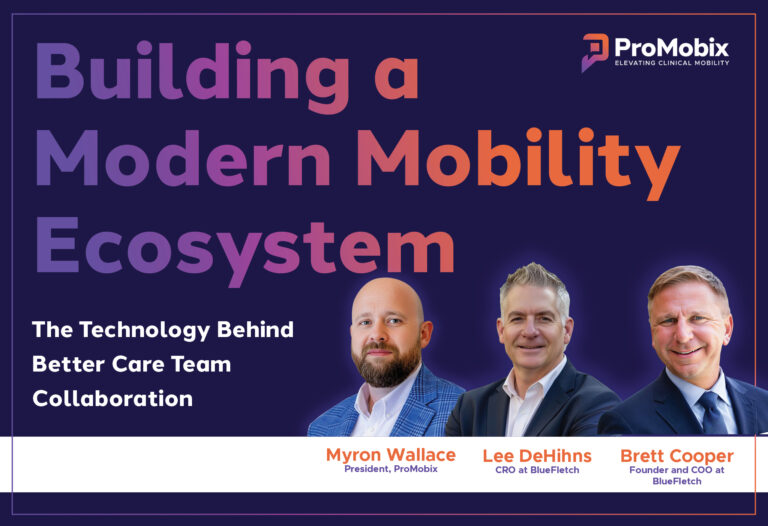 ProMobix webinar banner featuring three male speakers titled Building a Modern Mobility Ecosystem.